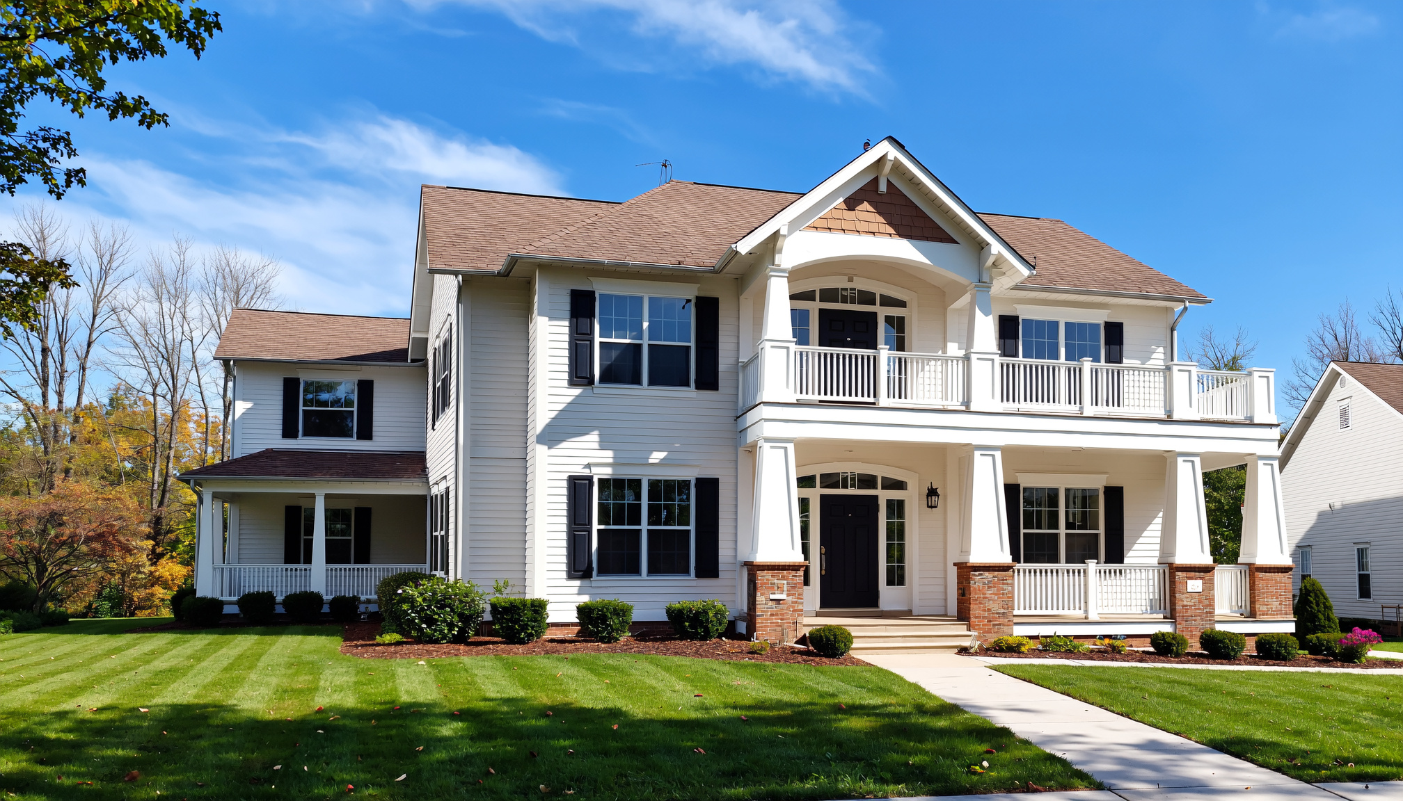 Mansfield, OH home seamless gutters